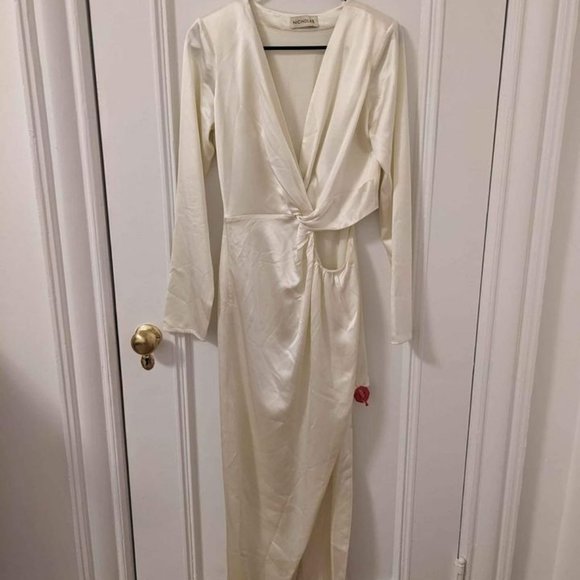 NWOT Nicholas Cut-out Satin Dress New size 6 - Picture 2 of 8